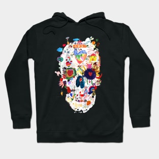 Lila Skull Hoodie